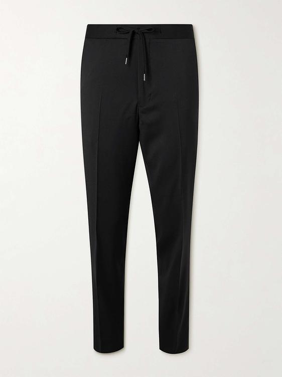 Black tuxedo trousers from Mr P.