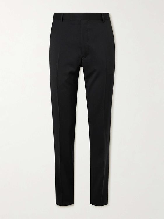 Black tuxedo trousers from Mr P.