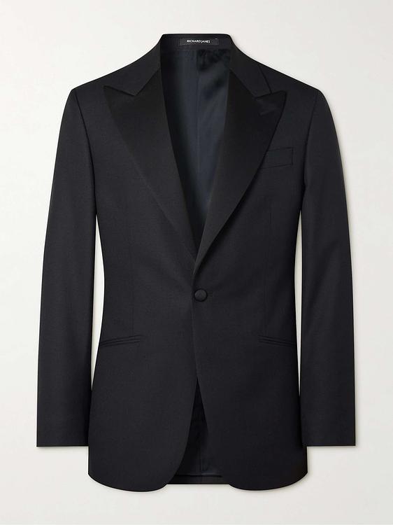 Black tuxedo jacket from Richard James