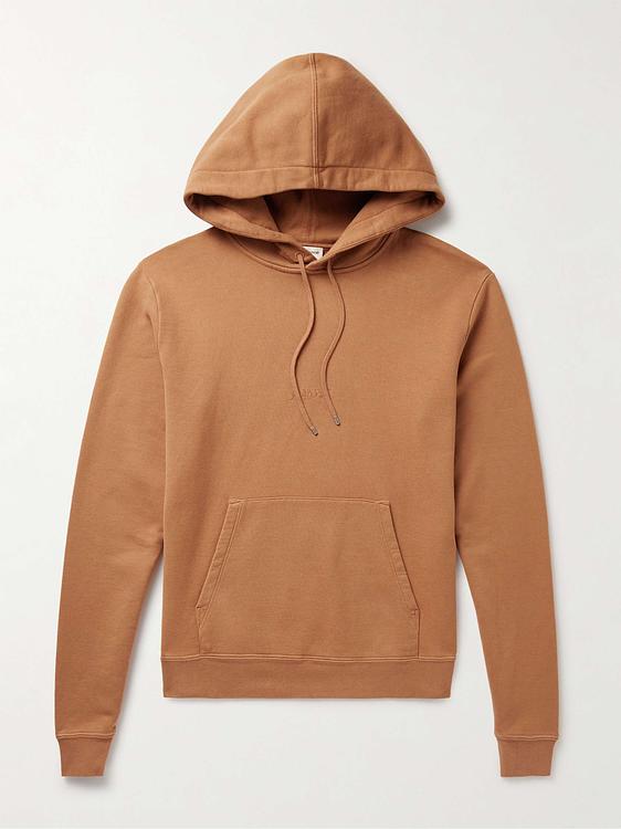 Brown hooded sweatshirt from Saint Laurent