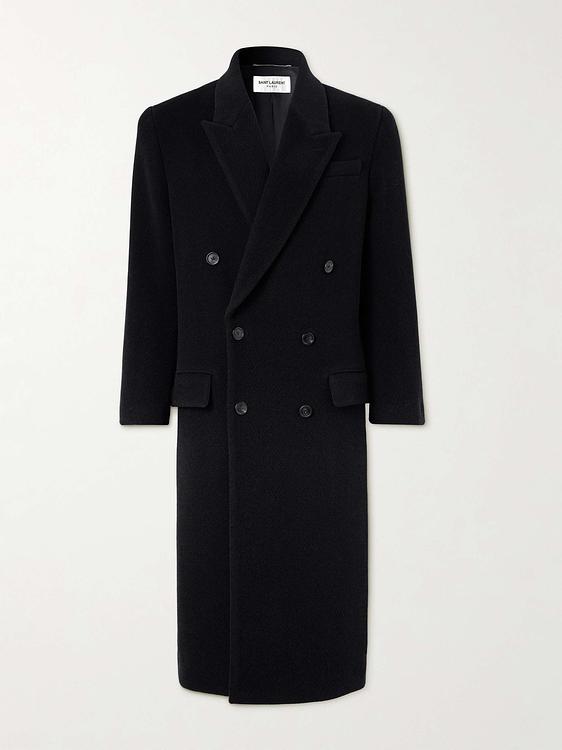 Black coat from Saint Laurent