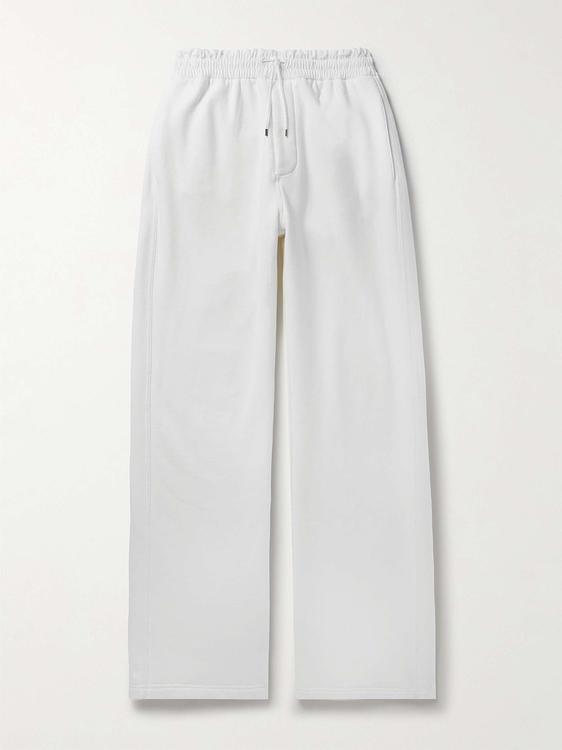 White sweatpants from Saint Laurent