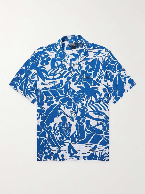 Dark blue short sleeve shirt from Polo Ralph Lauren