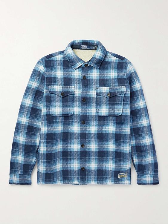 Checkered blue casual jacket from Polo Ralph Lauren