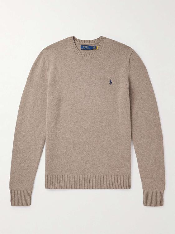 Grey cashmere sweater from Polo Ralph Lauren