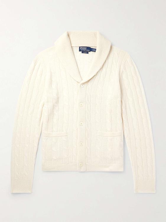 White cardigan from Polo Ralph Lauren