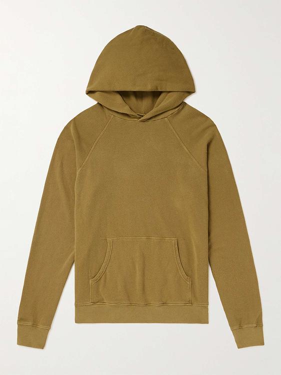 Brown hooded sweatshirt from Les Tien