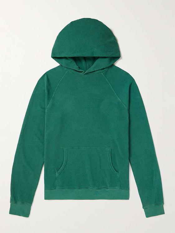 Teal hooded sweatshirt from Les Tien