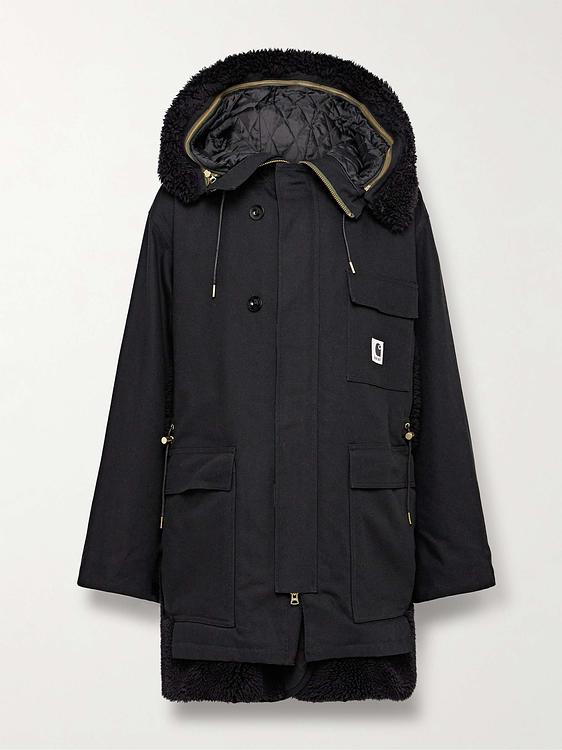 Black parka from Sacai
