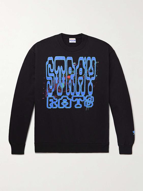 Print black sweatshirt from Stray Rats