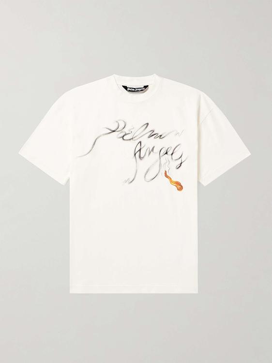 Print white t-shirt from Palm Angels