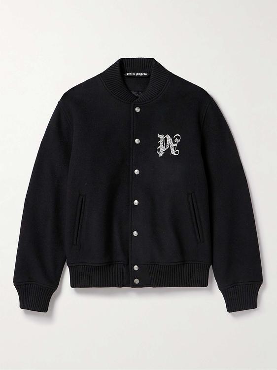 Black casual jacket from Palm Angels