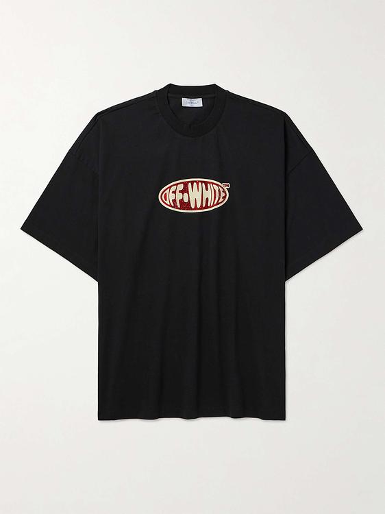 Print black t-shirt from Off White