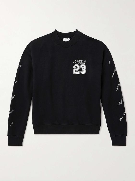 Print black sweatshirt from Off White