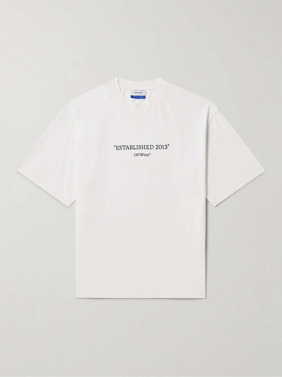 Print white t-shirt from Off White