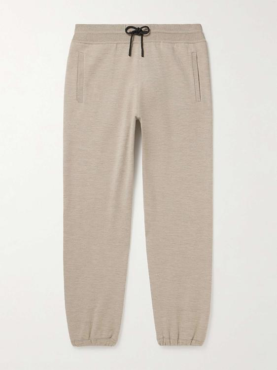 Beige sweatpants from Loro Piana