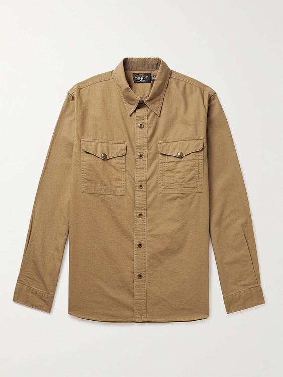 Brown casual shirt from RRL
