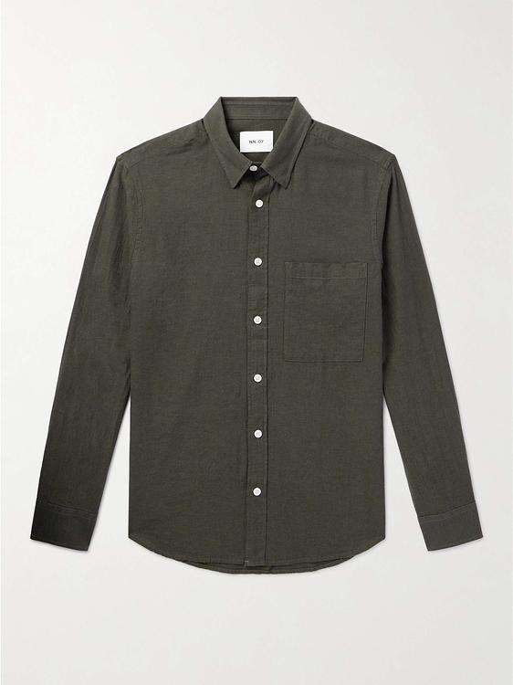 Dark grey casual shirt from NN07