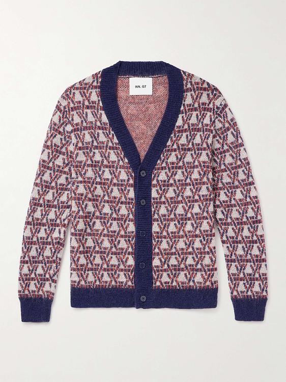 Dark blue cardigan from NN07