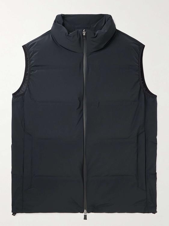 Dark grey vest from Herno Laminar