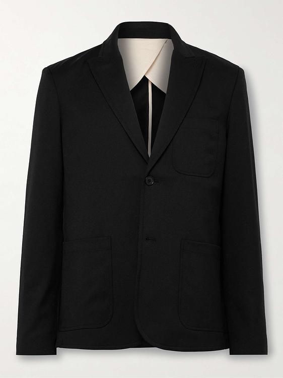 Black suit jacket from Alex Mill