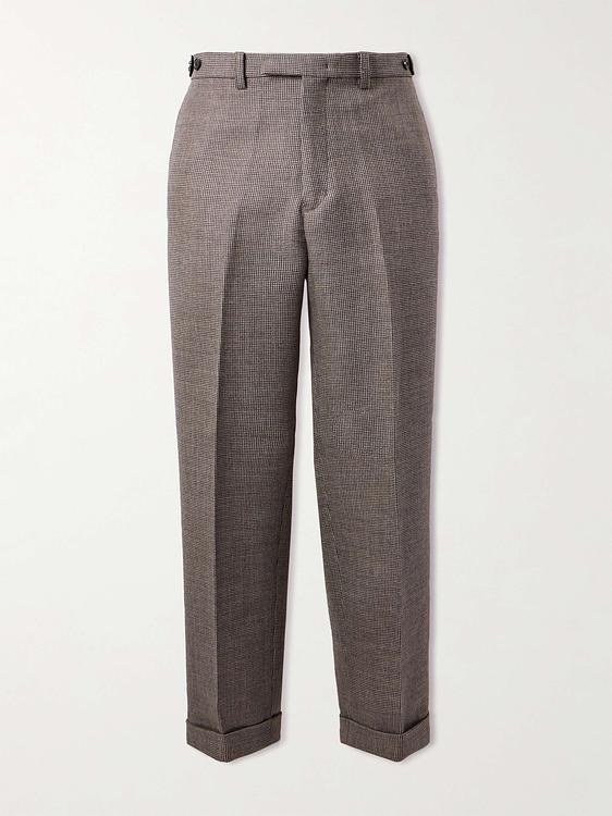 Dark brown suit trousers from Beams Plus