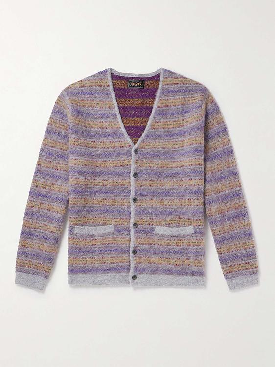 Grey cardigan from Beams Plus