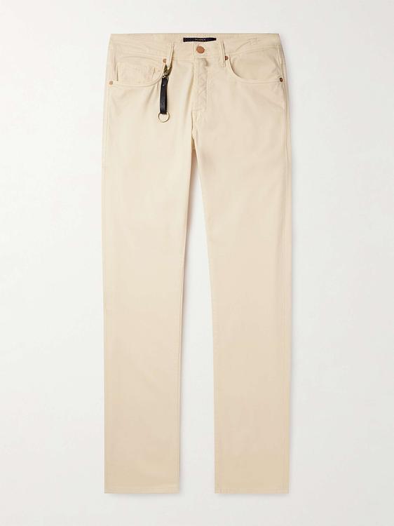 Beige jeans from Incotex