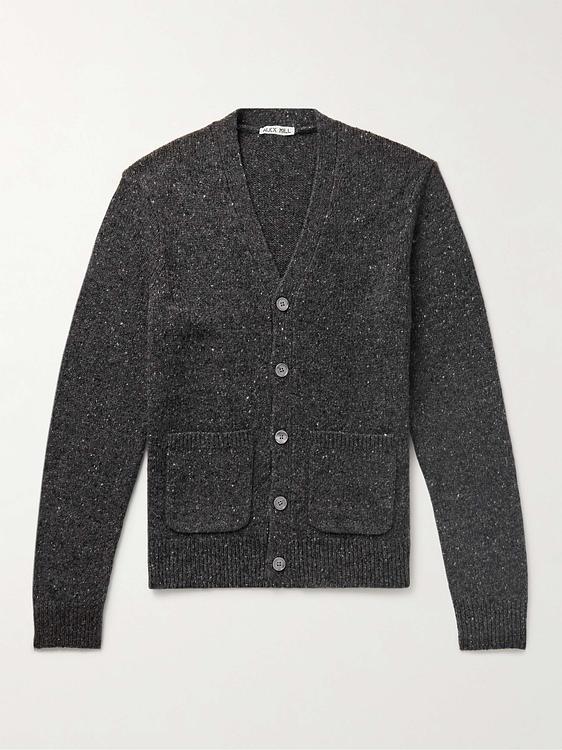 Dark grey cardigan from Alex Mill