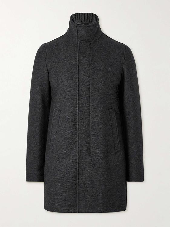 Black coat from Herno
