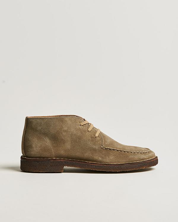Brown chukka boots from Drake's