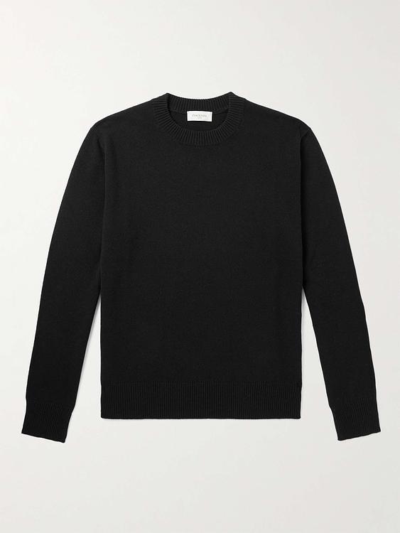 Black cashmere sweater from Piacenza 1733