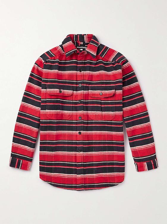 Striped multicolor casual shirt from Monitaly