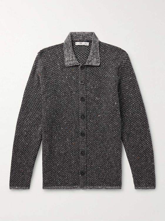 Black casual jacket from Inis Meáin