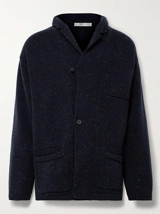 Black cardigan from Inis Meáin