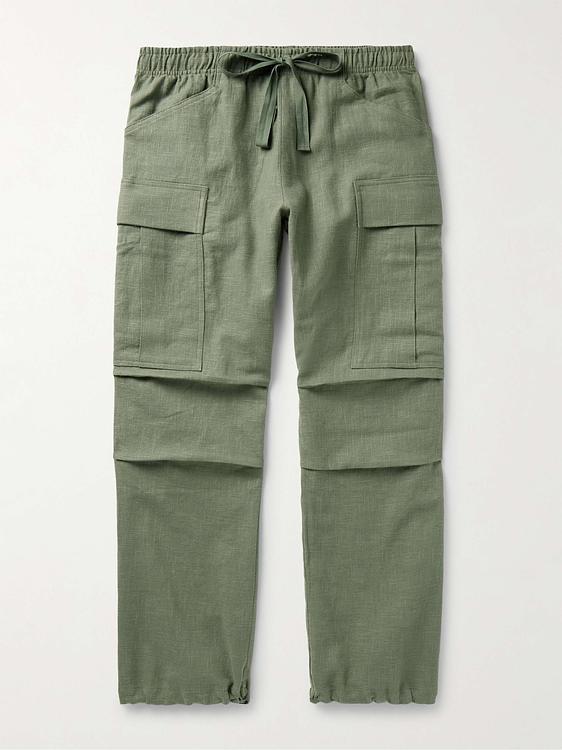 Taupe cargo trousers from Cherry Los Angeles