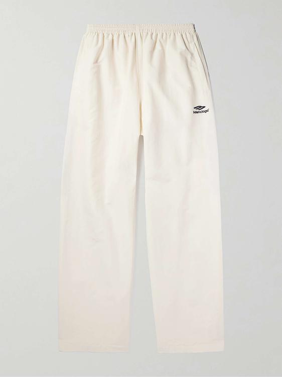 White sweatpants from Balenciaga