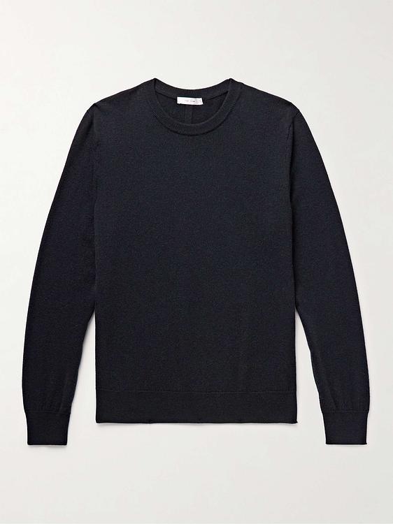 Black cashmere sweater from The Row