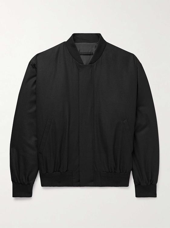 Black bomber jacket from The Row