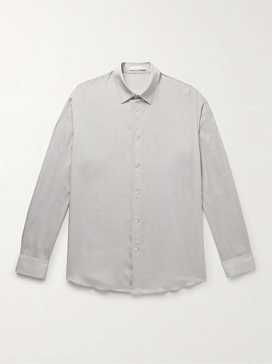 Grey casual shirt from The Row