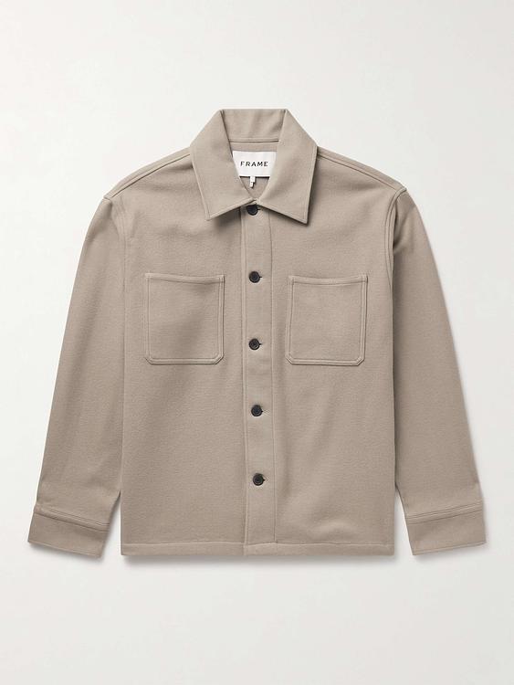 Grey overshirt from Frame