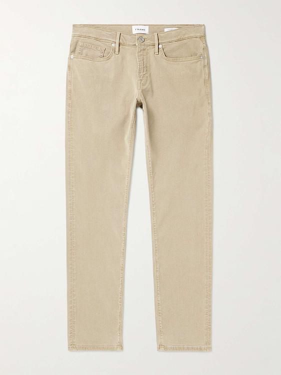 Beige jeans from Frame