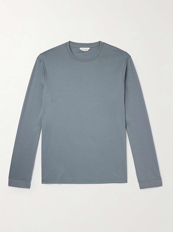Blue long sleeve t-shirt from Club Monaco