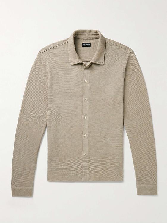 Taupe casual shirt from Club Monaco