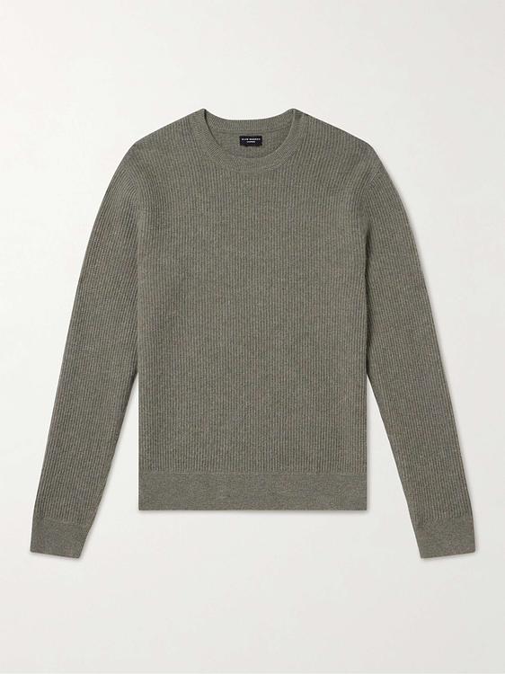 Taupe cashmere sweater from Club Monaco