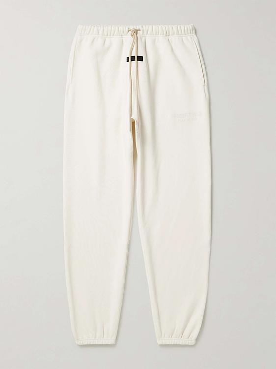 White sweatpants from Fear Of God Essentials