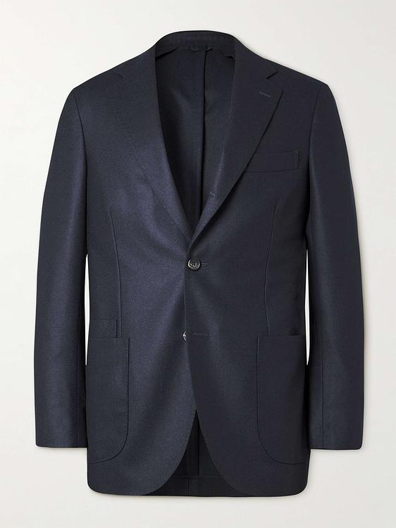 Black suit jacket from Drake's