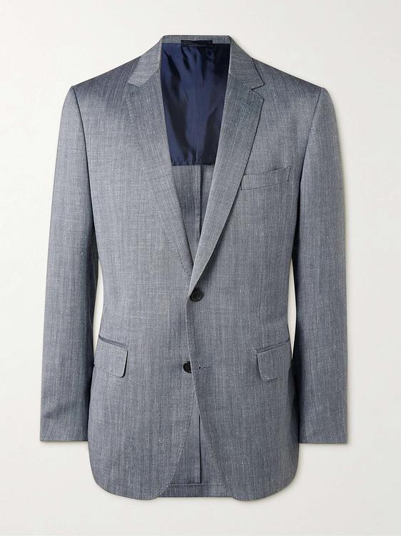 Grey suit jacket from Dunhill