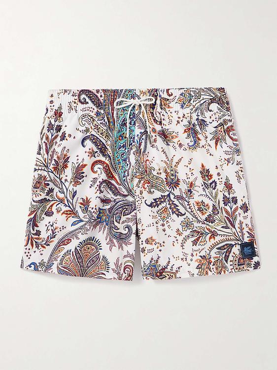Multicolor swim shorts from Etro