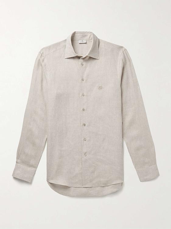 Beige casual shirt from Etro
